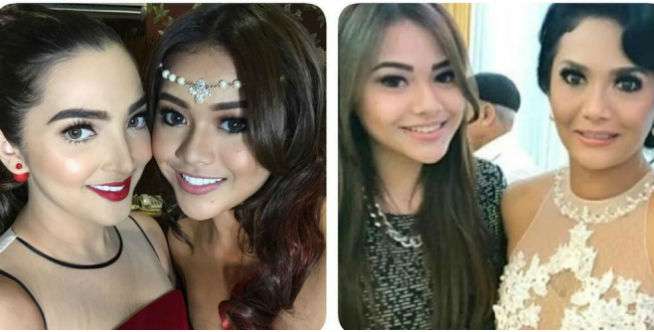 Aurel Pajang Foto Krisdayanti dan Ashanty