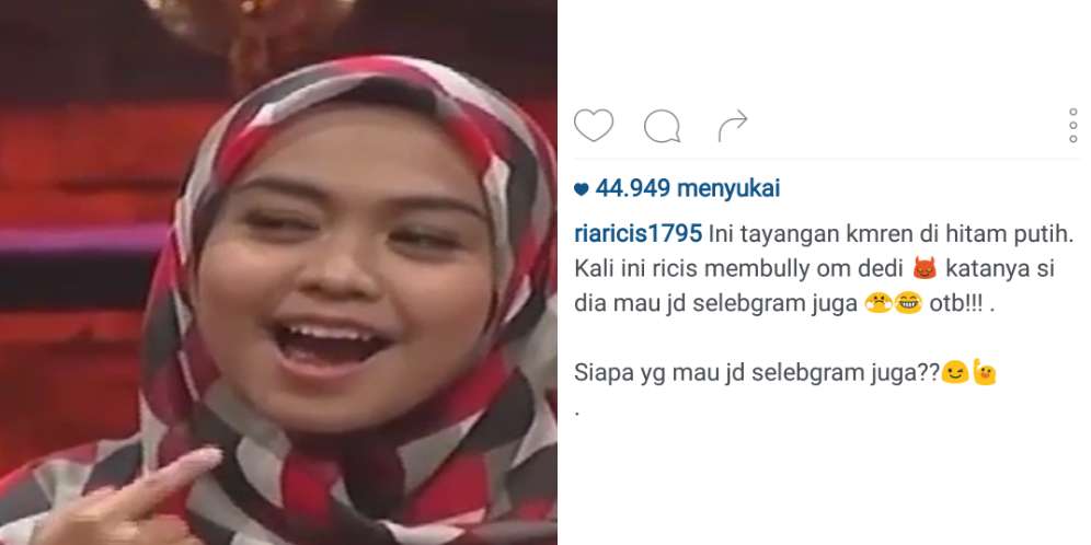 Ria `Ricis`, Pose Nyeleneh Tapi Tetap Cantik