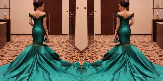 Heboh! Pinggang `Super-Ramping` Syahrini Hasil Editan?