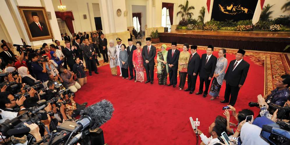 Jokowi Rombak Susunan Kabinet Kerja, 6 Menteri Diganti