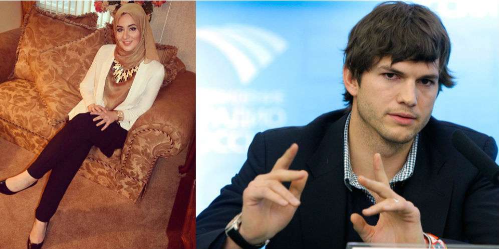 Aktor Ashton Kutcher Kepincut Wanita Berhijab