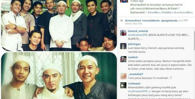 Vokalis `Saint Loco` Jadi Mualaf