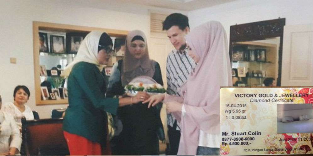 Jawaban Keluarga Stuart Collin Dituding Tak Beri Mahar