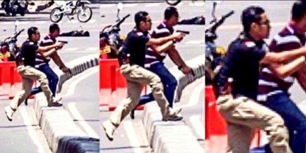 Aksi Heroik Polisi Tampan Buru Pelaku Bom Sarinah Jadi Sorotan