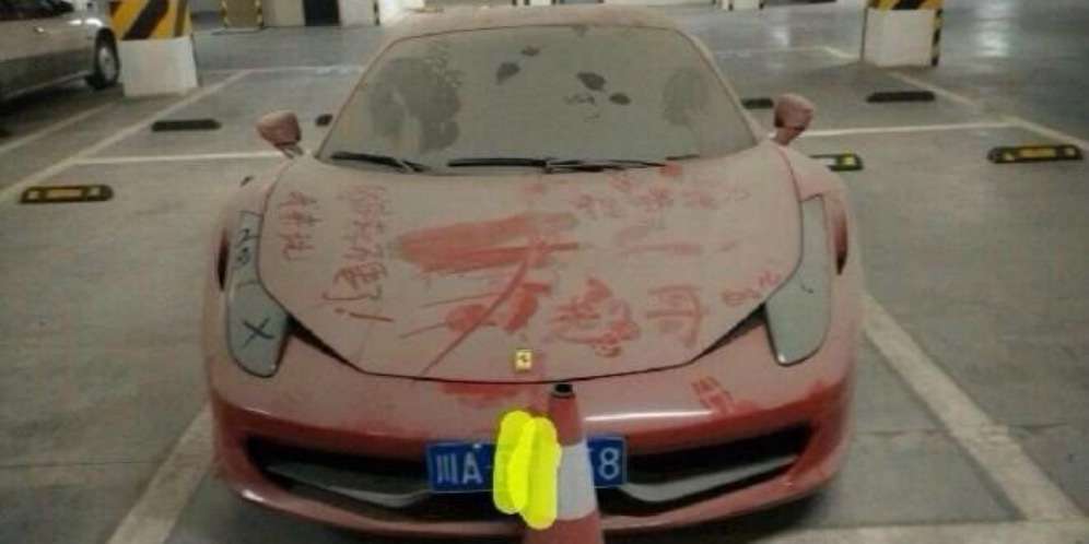 Ferrari Rp 41 Miliar Dibuang Pemiliknya di `Kuburan`