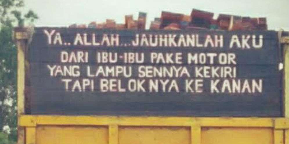 Heboh Meme Kocak Sopir Truk Jawa Tengah