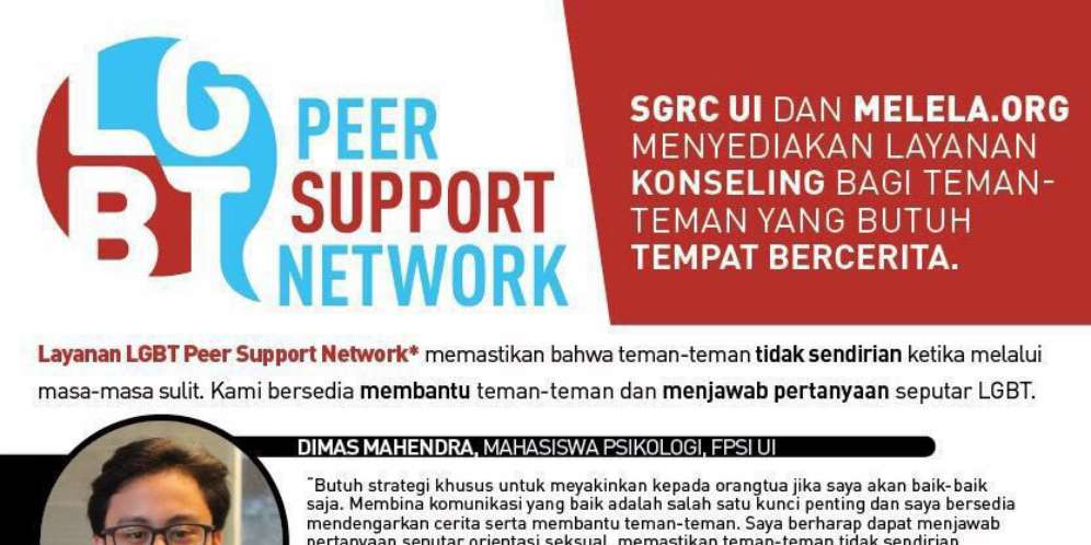 SGRC UI: Kami Bukan Komunitas Kencan LGBT
