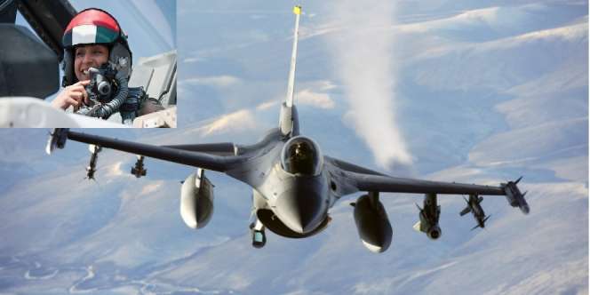 Muslimah Berhijab Pertama Pilot Jet Tempur F-16