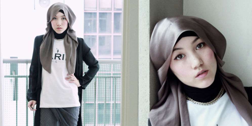 Hijab Tutorial Jilbab Hanatajima x Uniqlo