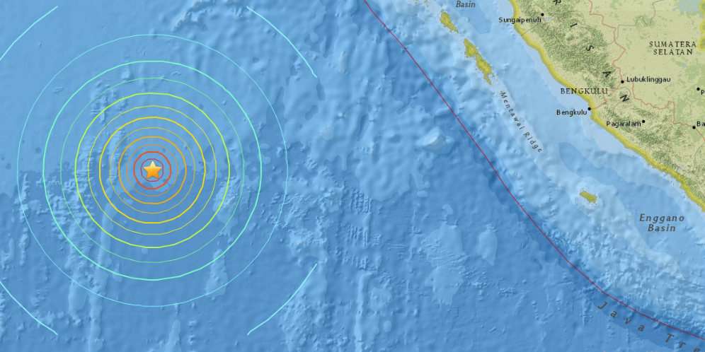 Gempa 8,3 SR Guncang Mentawai, Berpotensi Tsunami