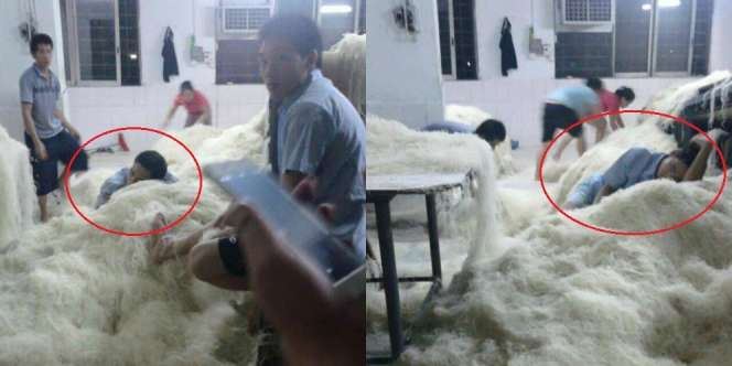 Pembuatan Bihun Jorok Ini Bikin Perut Mulas