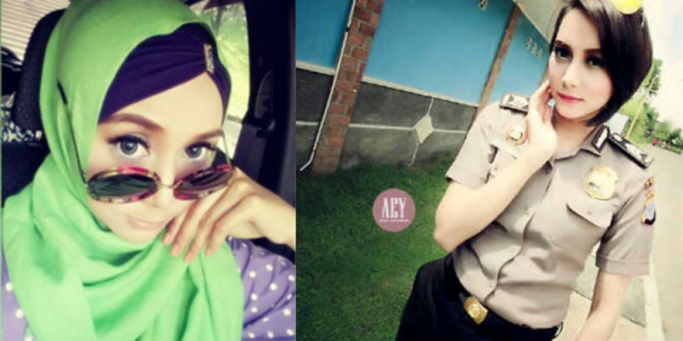 Model Cantik Ini Ternyata Anggota Reserse