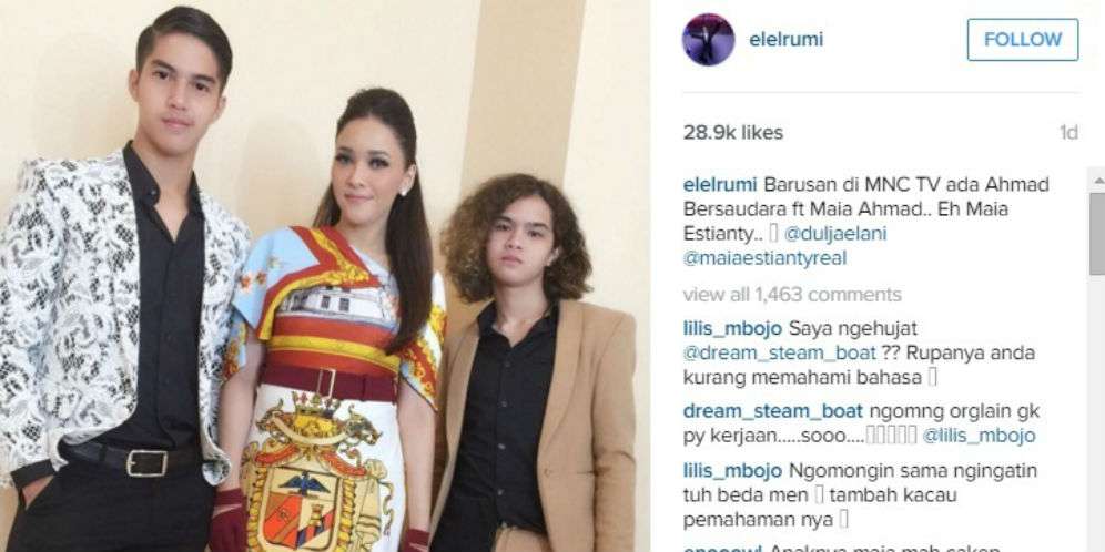 El Rumi Salah Sebut Maia Estianty Hebohkan Sosmed