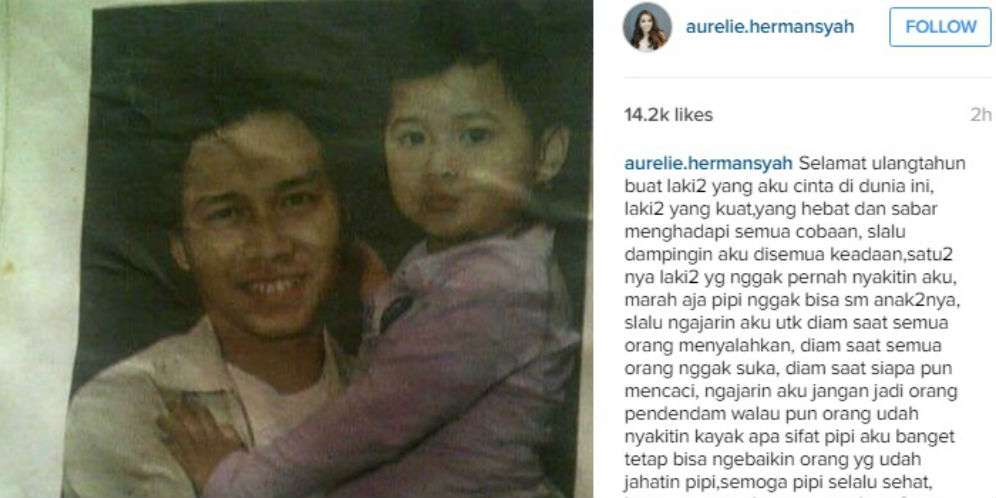 Ucapan Aurel untuk Ultah Anang Bikin Netizen Nangis