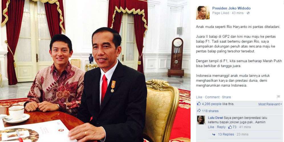 Meski Gagal Finish, Rio Tetap Tersenyum