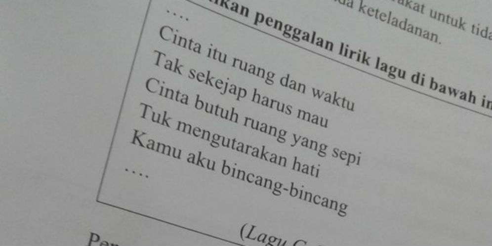 Lagu AL Ghazali Jadi Bahan Ujian Sekolah, Netizen: Lucu Amat