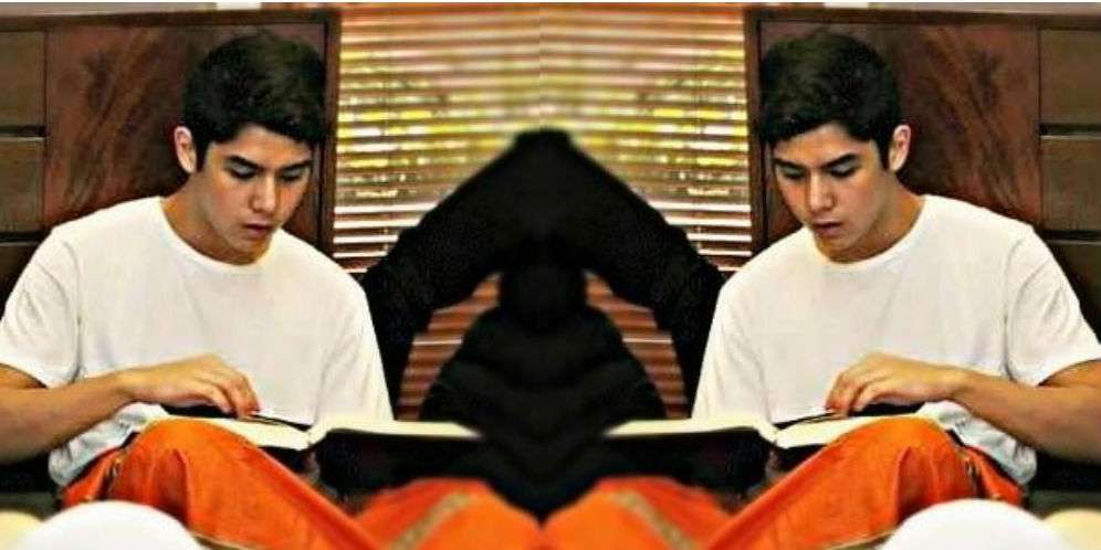 Foto Al Ghazali Mengaji, Netizen: Calon Imam Ganteng