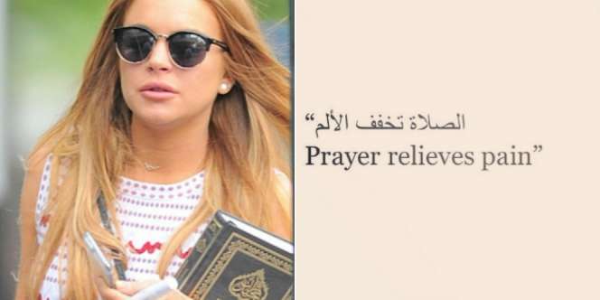 Lindsay Lohan: Salat Menyembuhkan Penyakit