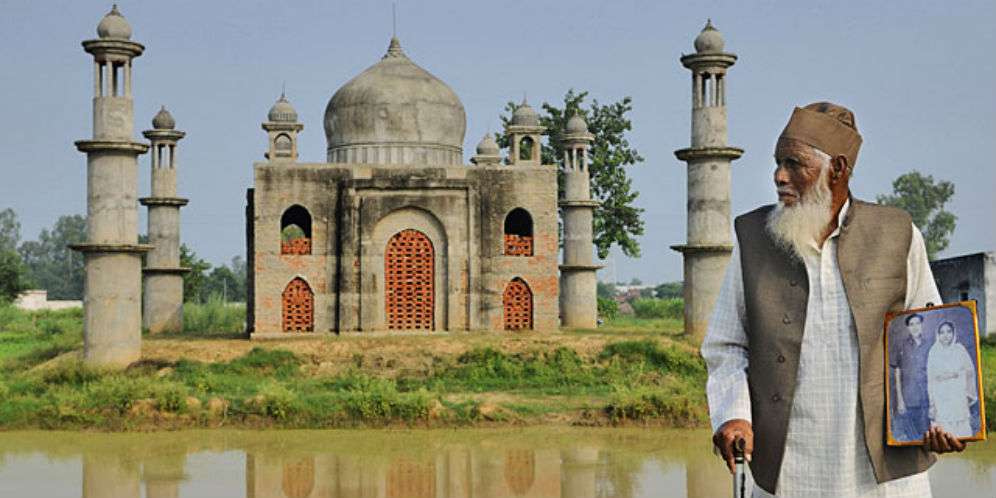 Demi Mendiang Istri, Kakek Bangun `Taj Mahal` Baru