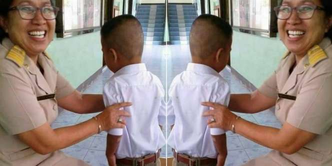 Kocaknya Foto `Bocah Tak Bisa Pipis karena Resleting Hilang`