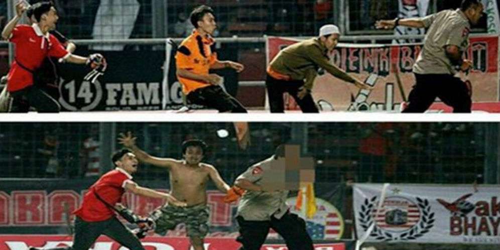 Ricuh di GBK, 1 Polisi Kritis Disiram Air Keras oleh Jakmania