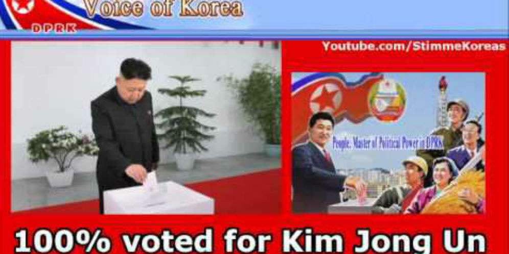 5. Kim Jong-Un Akan Selalu Menang Pemilu