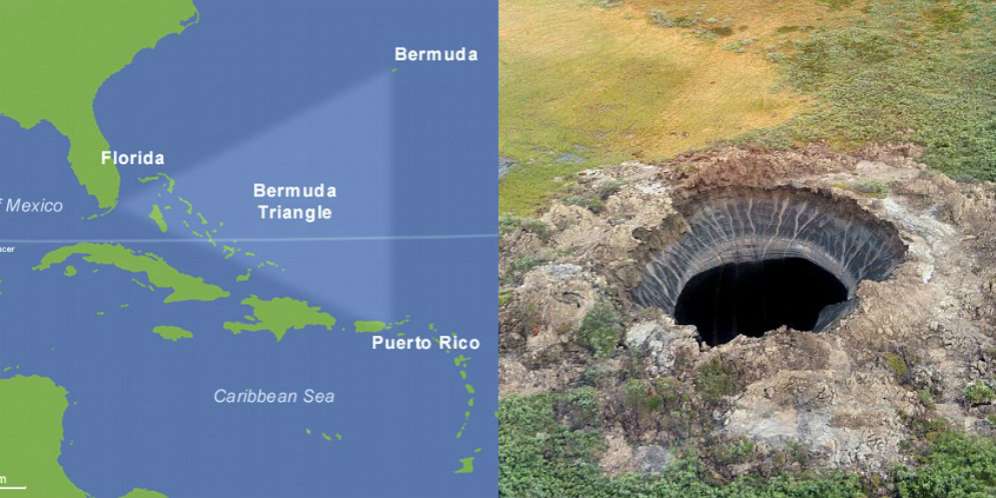 Kemunculan Lubang Aneh Siberia Kuak Misteri Segitiga Bermuda?