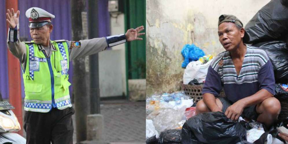 Dapat Penghargaan, Polisi Pemulung Malang Mendunia