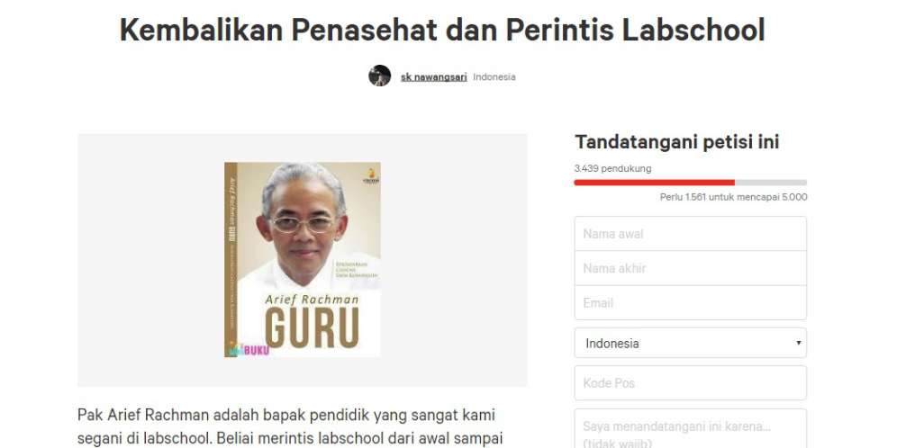 Muncul Petisi