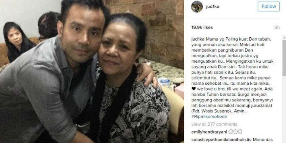Niat Judika Kuatkan Hati Ibunda Mike, yang Terjadi Malah...