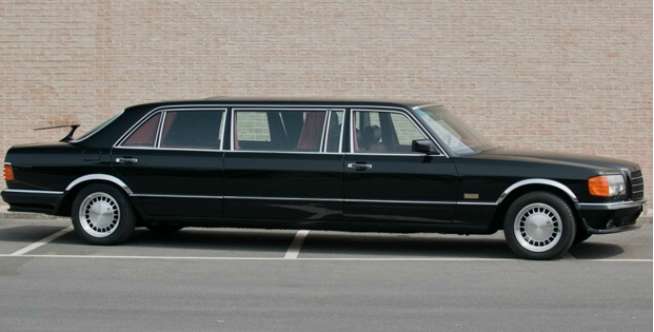 Mercedes-Benz 500SEL Limousine Tahun 1987