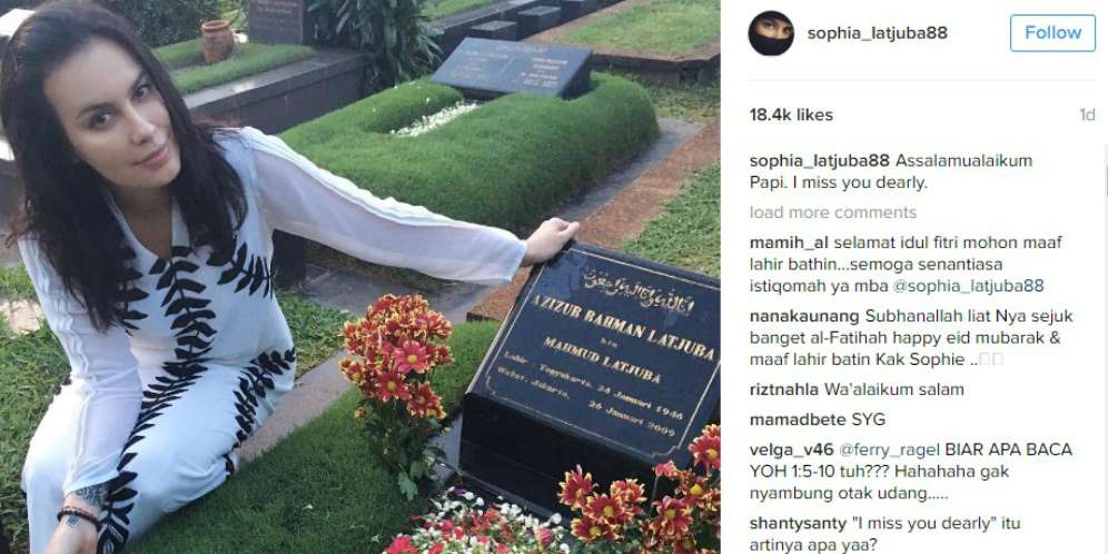 Postingan Sophia Latjuba yang Buat Heboh