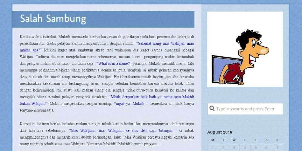 Salah Sambung