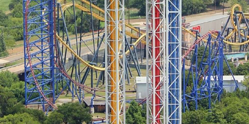 5. Six Flags Kentucky Kingdom, Louisville, Kentucky, Amerika Serikat