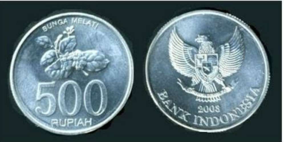 Pecahan Logam Rp500