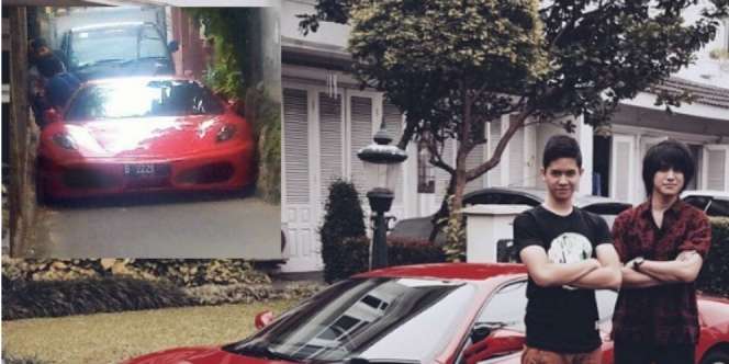 Heboh Ferrari Kevin Aprilio `Nyangkut` di Gang