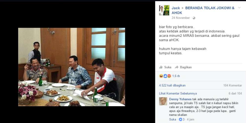 Bukan Minuman Keras, Melainkan Air Mineral