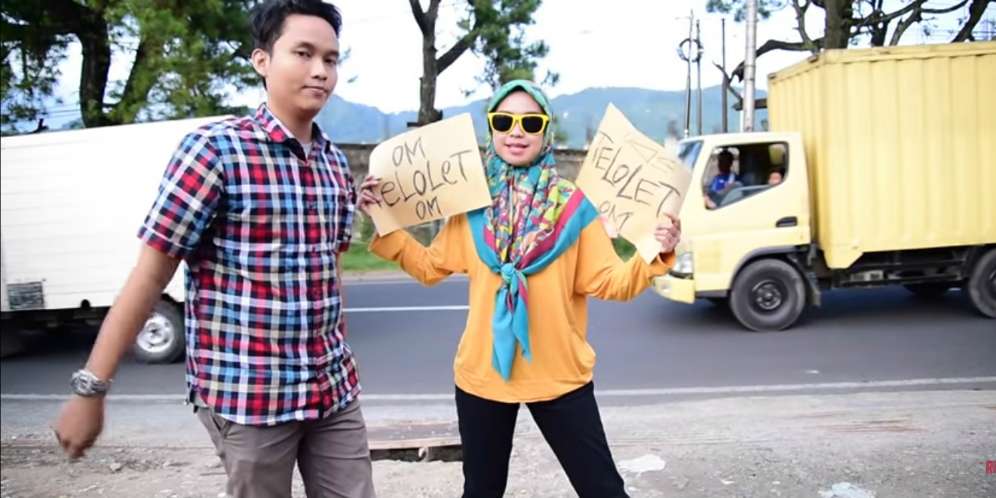 Kegirangan Ricis Saat Sopir Bunyikan 'Telolet'