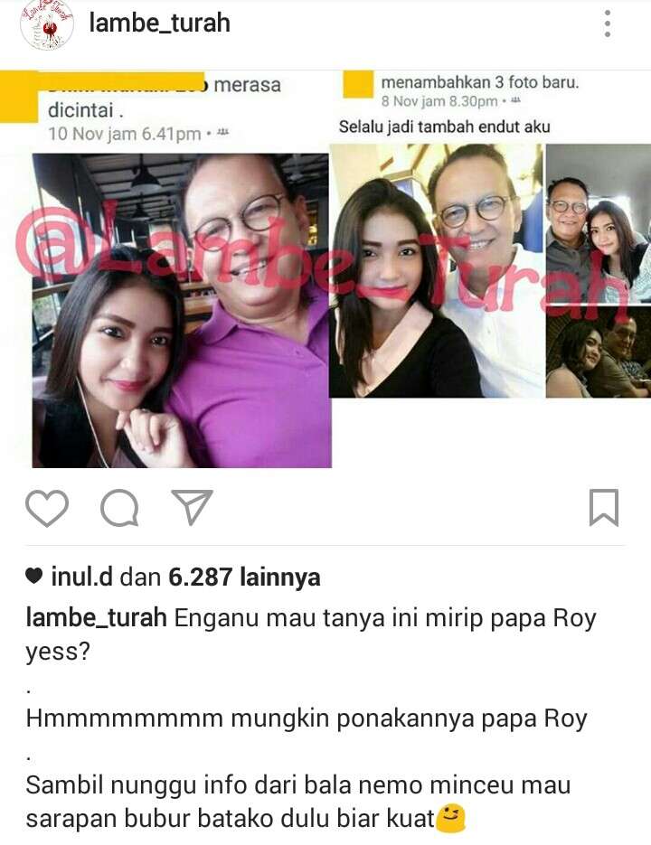 Foto Pria Mirip Roy Marten Bersama Wanita Muda Bikin Geger