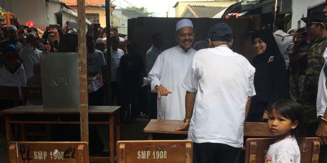 Dihitung 5 Kali, Ahok Tetap Menang di TPS Habib Rizieq