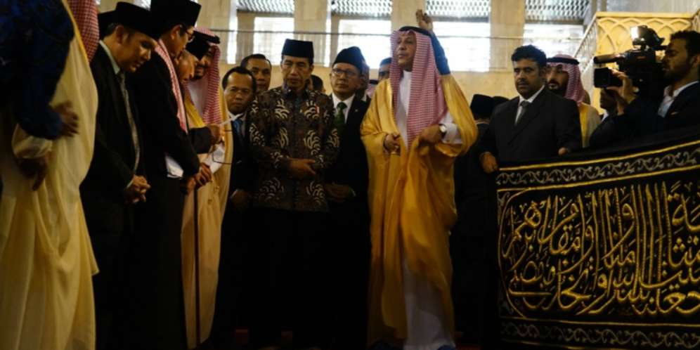 Penampakan Kiswah Kabah, Hadiah Raja Saudi ke Masjid Istiqlal