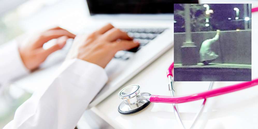 Foto Dokter Ini Mengharukan Jagat Maya