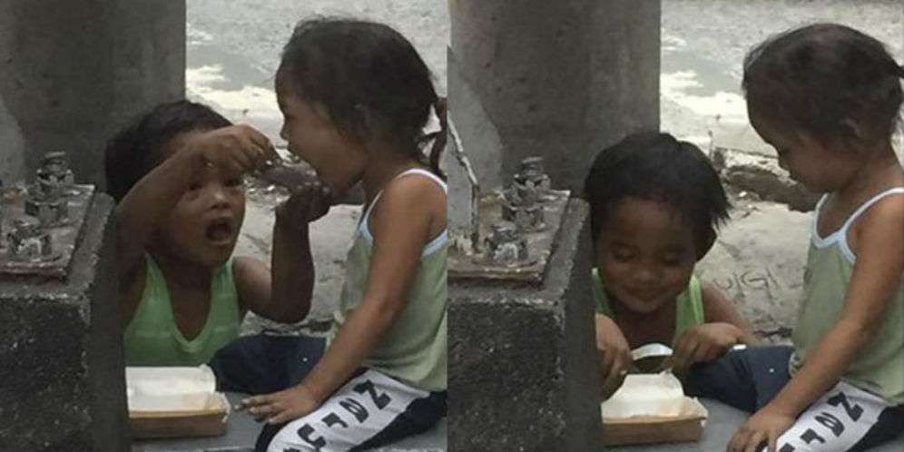 Beri Makanan ke Anak Kecil, Astaga Lihatlah yang Terjadi...