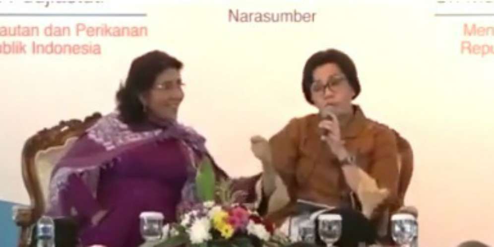 Video Susi Cubit Sri Mulyani Viral, Warganet Gemas