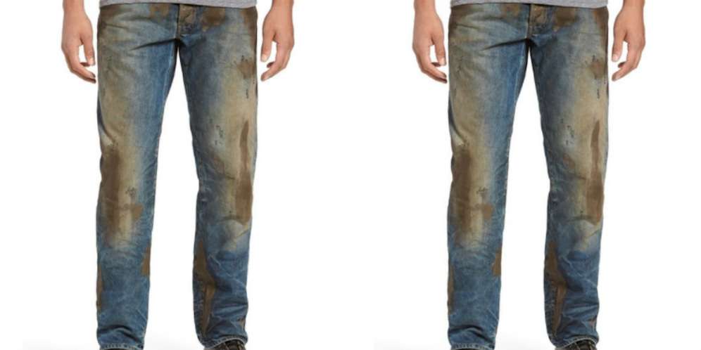Celana Jeans Penuh Lumpur Dijual Rp5,6 Juta, Banyak yang Geram