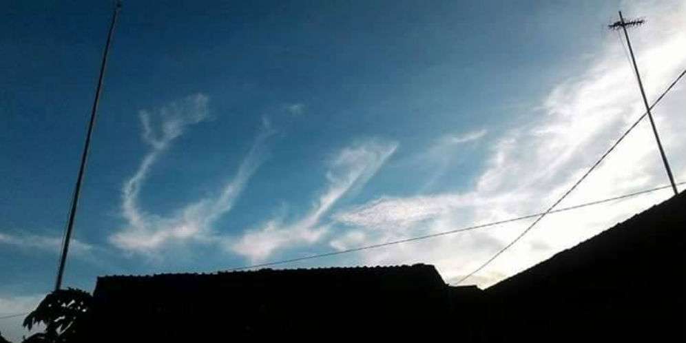Kemunculan Awan Lafaz Allah Gegerkan Warga Yogyakarta