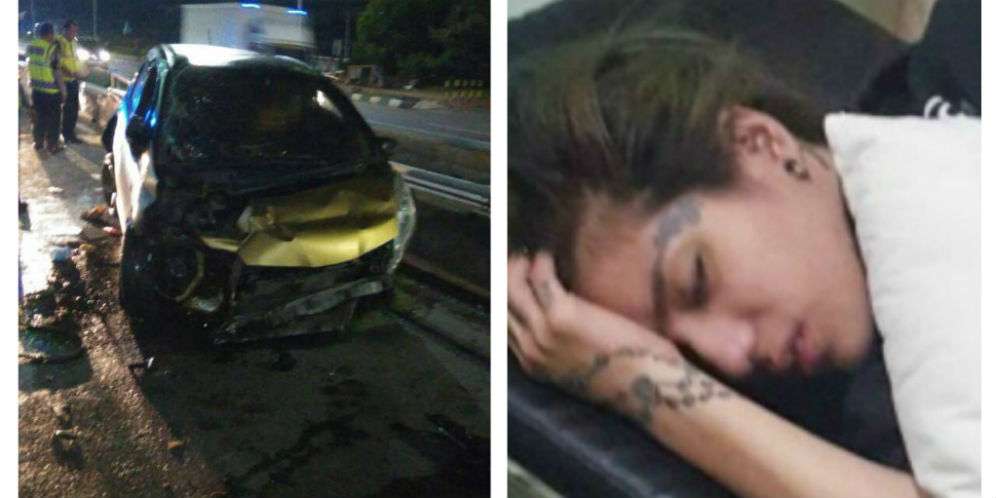 Ini Video Sheila Marcia Kecelakaan, Tergeletak di Jalan