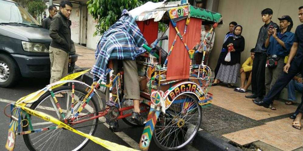Kelelahan, Kakek Meninggal di Kursi Kemudi Becak