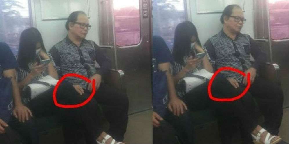 Wanita di KRL Ini Syok, Pria di Sampingnya Lakukan Hal Tak Senonoh