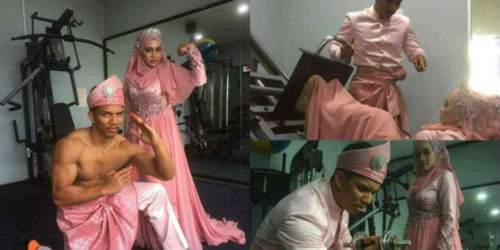 Mau Gaya, Foto Pernikahan Aneh Ini Malah Panen Cacian